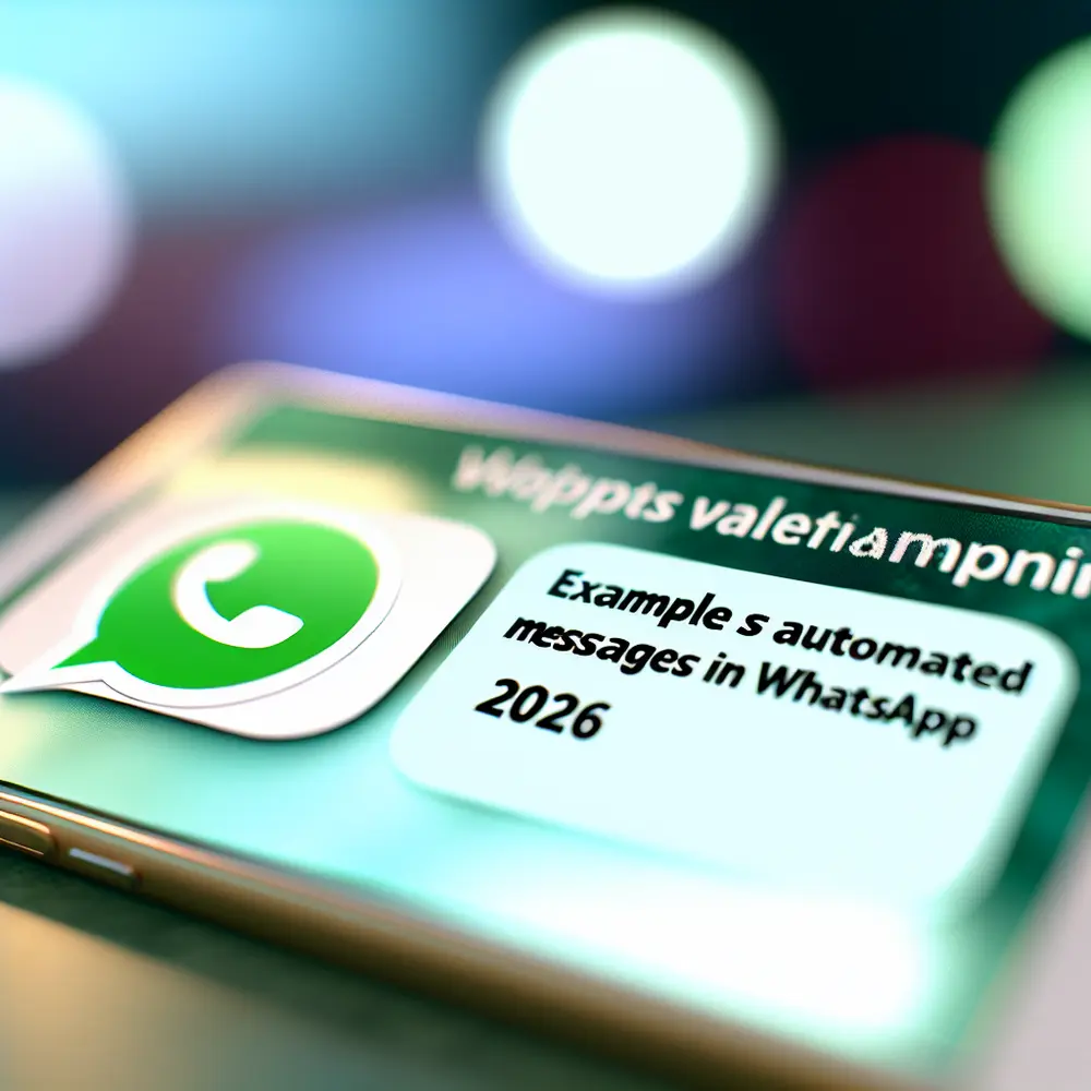Examples of Automated Messages on WhatsApp for 2026