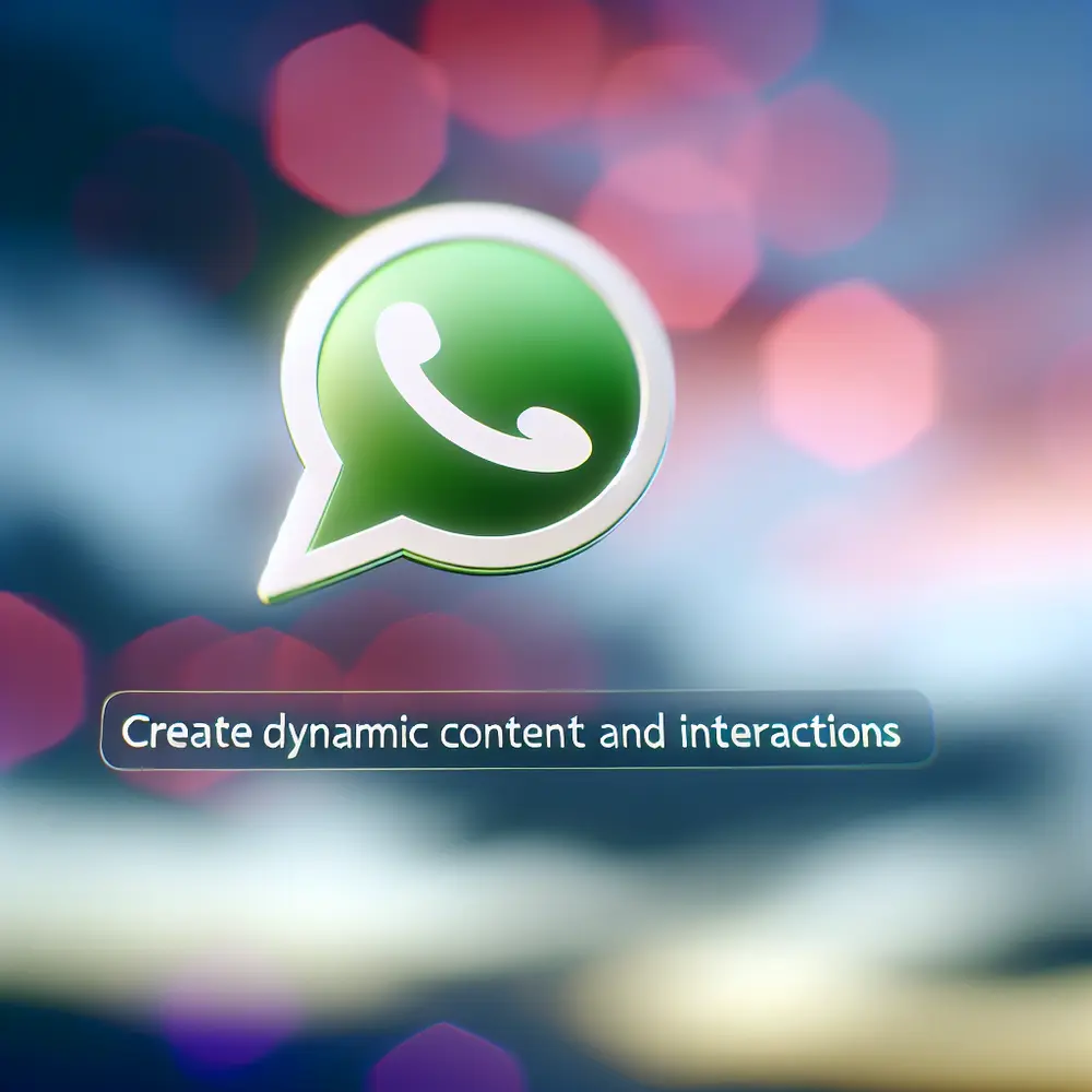 Generative AI on WhatsApp: Create Dynamic Content and Interactions