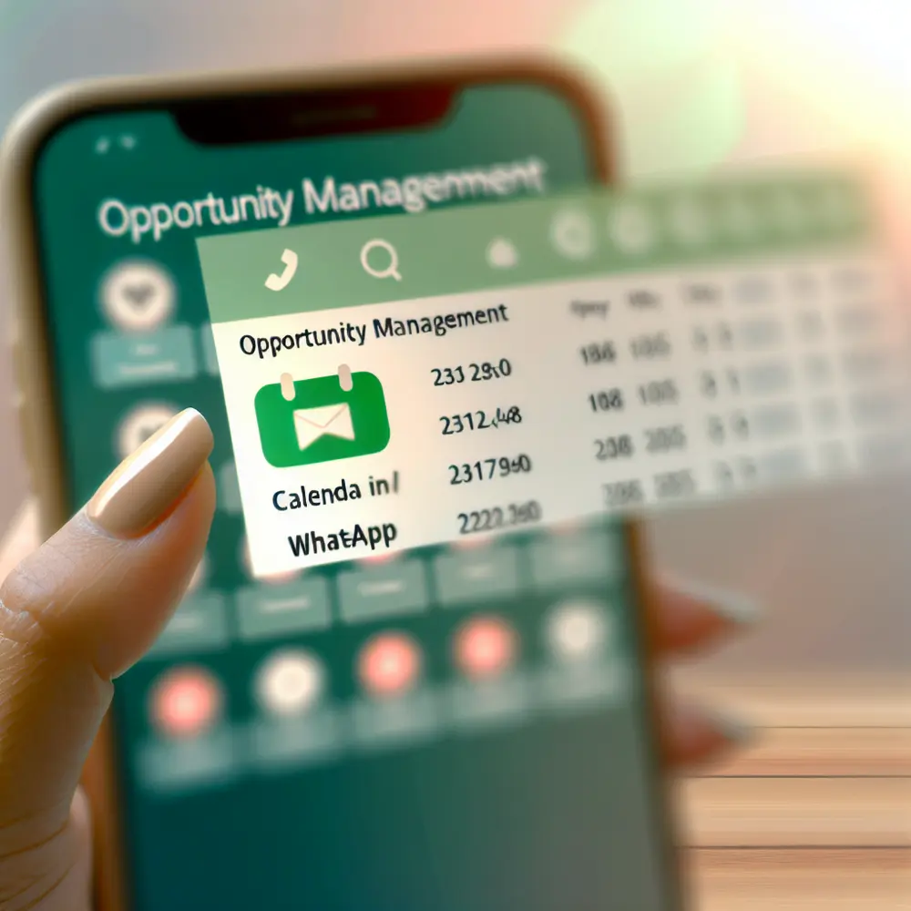 Gestión de Oportunidades: Calendario y CRM para WhatsApp