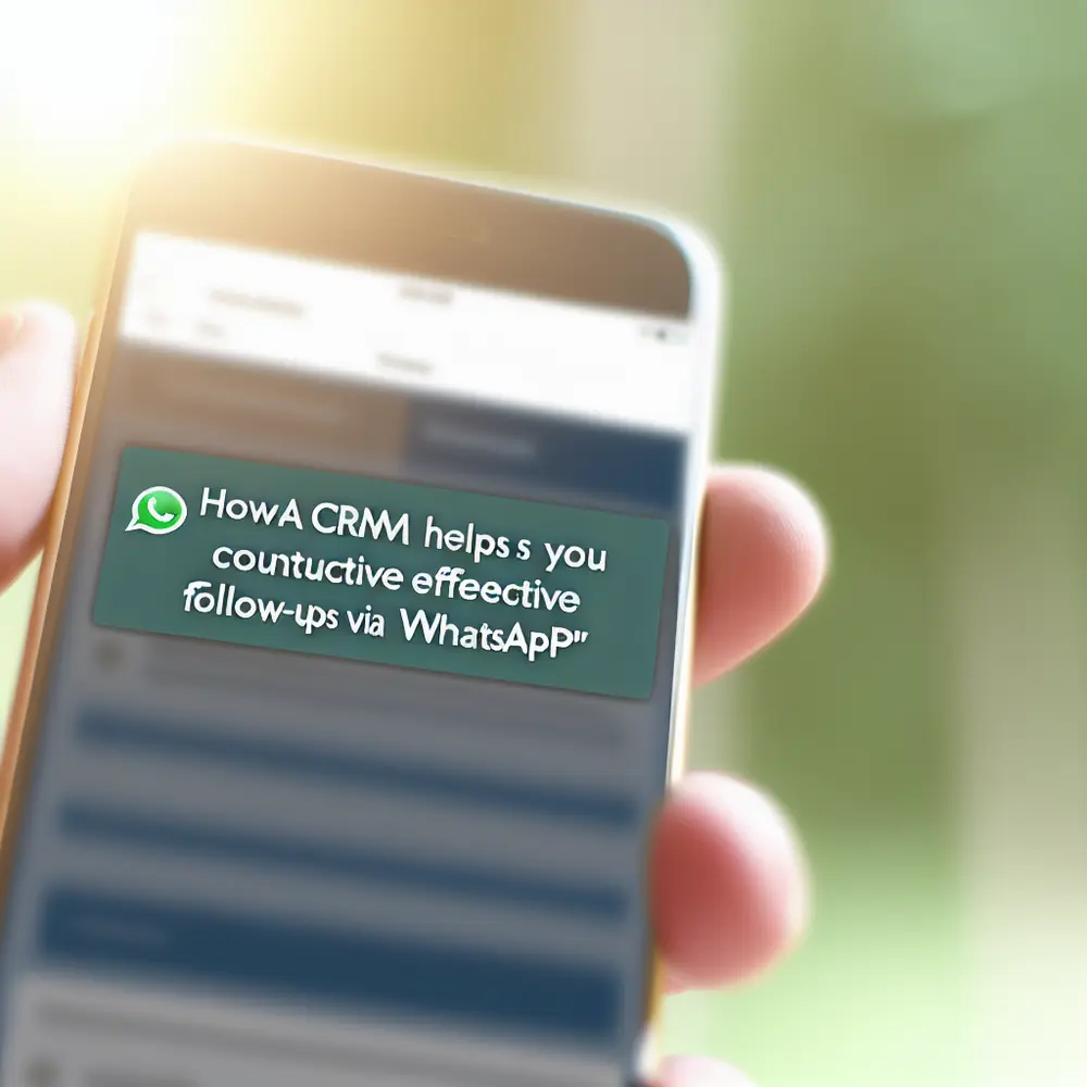 How a CRM Helps You Conduct Effective Follow-Ups via WhatsApp