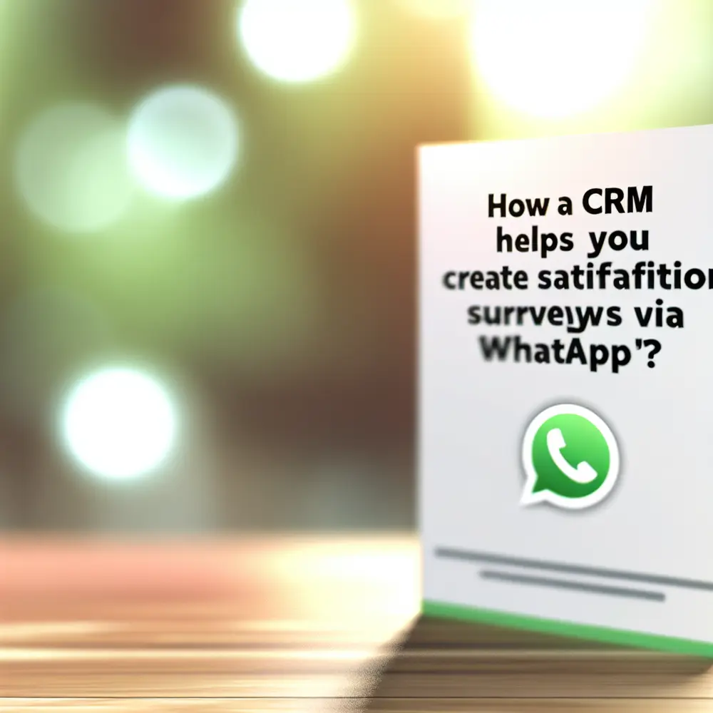 How a CRM Helps You Create Customer Satisfaction Surveys via WhatsApp