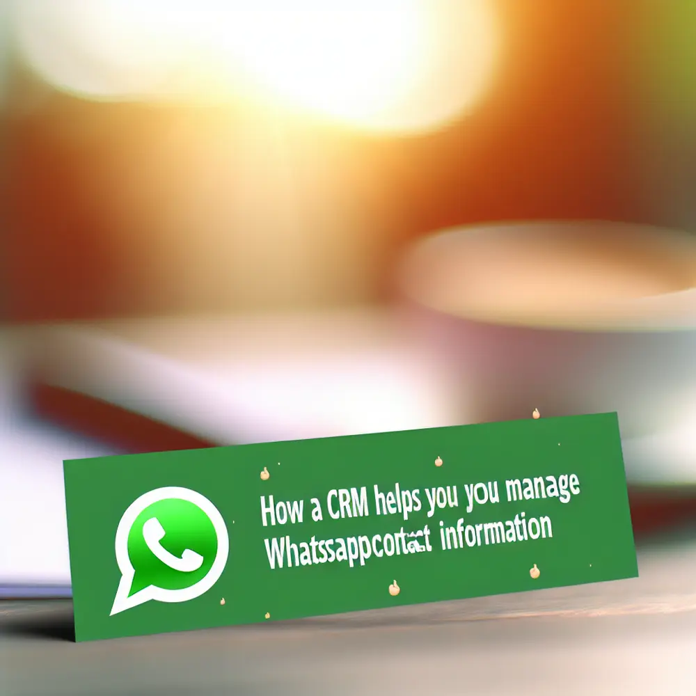 How a CRM Helps You Manage WhatsApp Contact Information