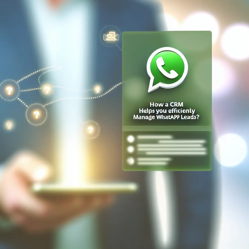 How a CRM Helps You Manage WhatsApp Leads Efficiently