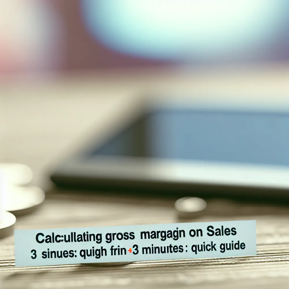 How to Calculate Gross Margin on Sales in 3 Minutes: Quick Guide