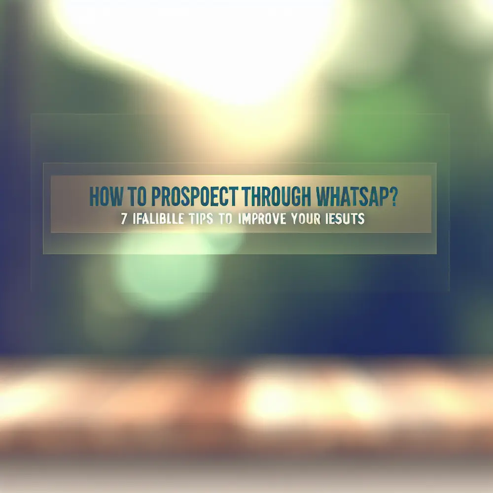 How to Prospect on WhatsApp? 7 Foolproof Tips to Improve Your Results