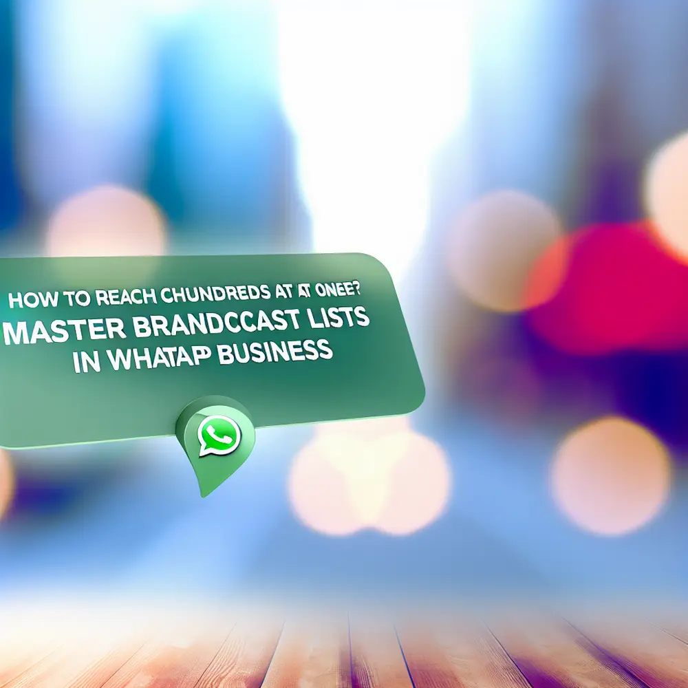 How to Reach Hundreds of Customers at Once? Master WhatsApp Business Broadcast Lists.