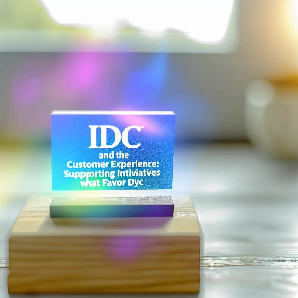 IDC and Customer Experience: Supporting Initiatives That Favor It