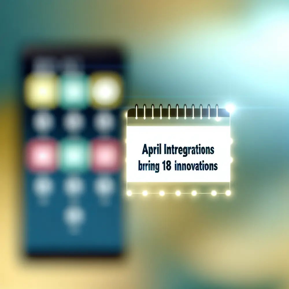 Integraciones de abril traen 18 nuevas innovaciones