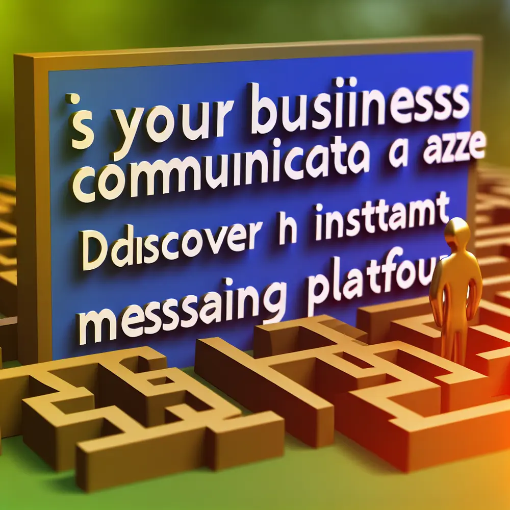 Is Your Business Communication a Maze? Discover the Instant Messaging Platform.