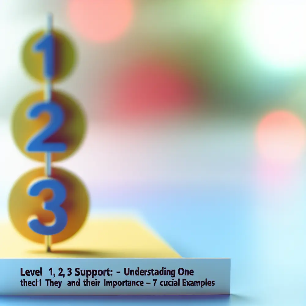 Level 1, 2, 3 Support: Understand Each One and Its Importance – 7 Crucial Examples