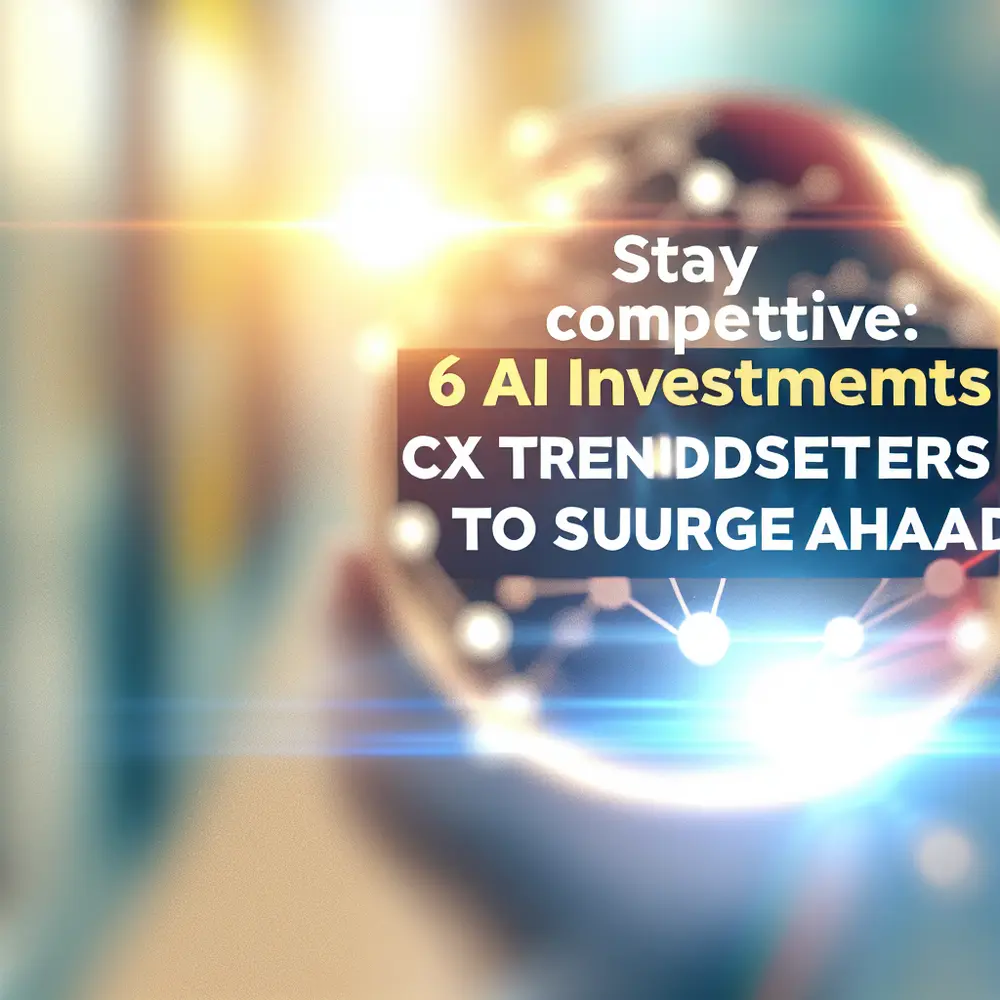 Mantenha-se Competitivo: 6 Investimentos em IA que Líderes de CX Usam para Avançar