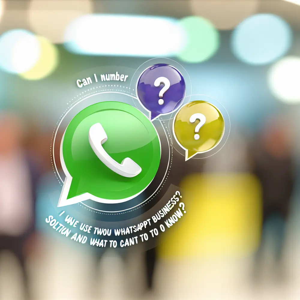 Posso usar dois números no meu WhatsApp Business? A Solução Oficial e o Que Você Precisa Saber