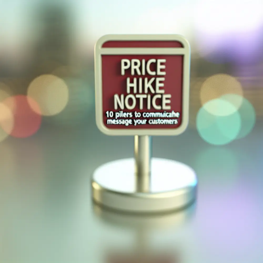 Price Increase Notice: 10 Pillars for Communicating the Message to Your Customers