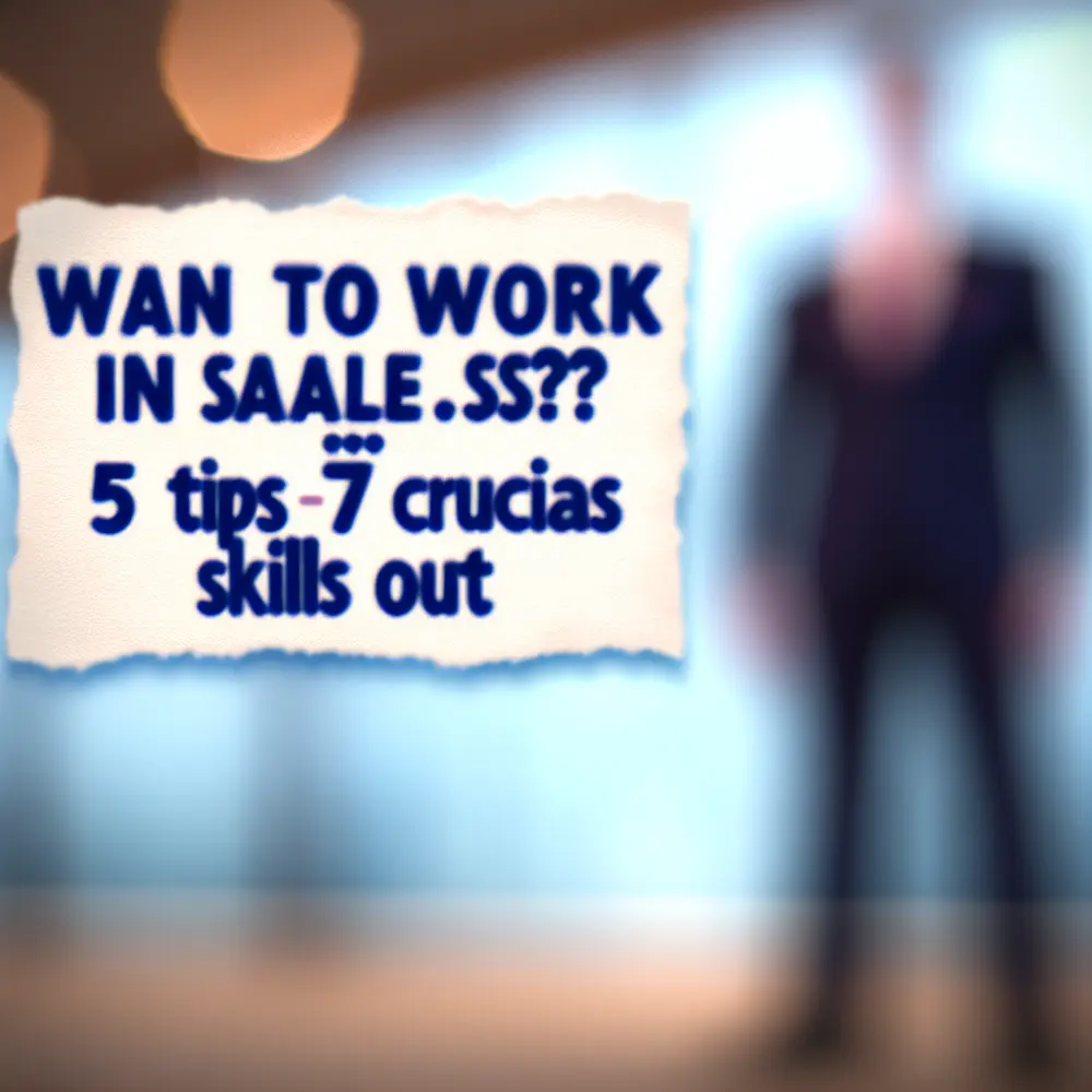 ¿Quieres Trabajar en Ventas? 5 Consejos + 7 Habilidades Cruciales para Destacarte