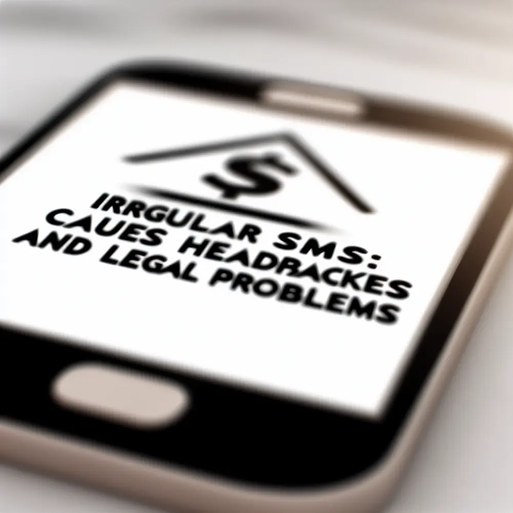 SMS Irregular: Causa Dolores de Cabeza y Problemas Legales