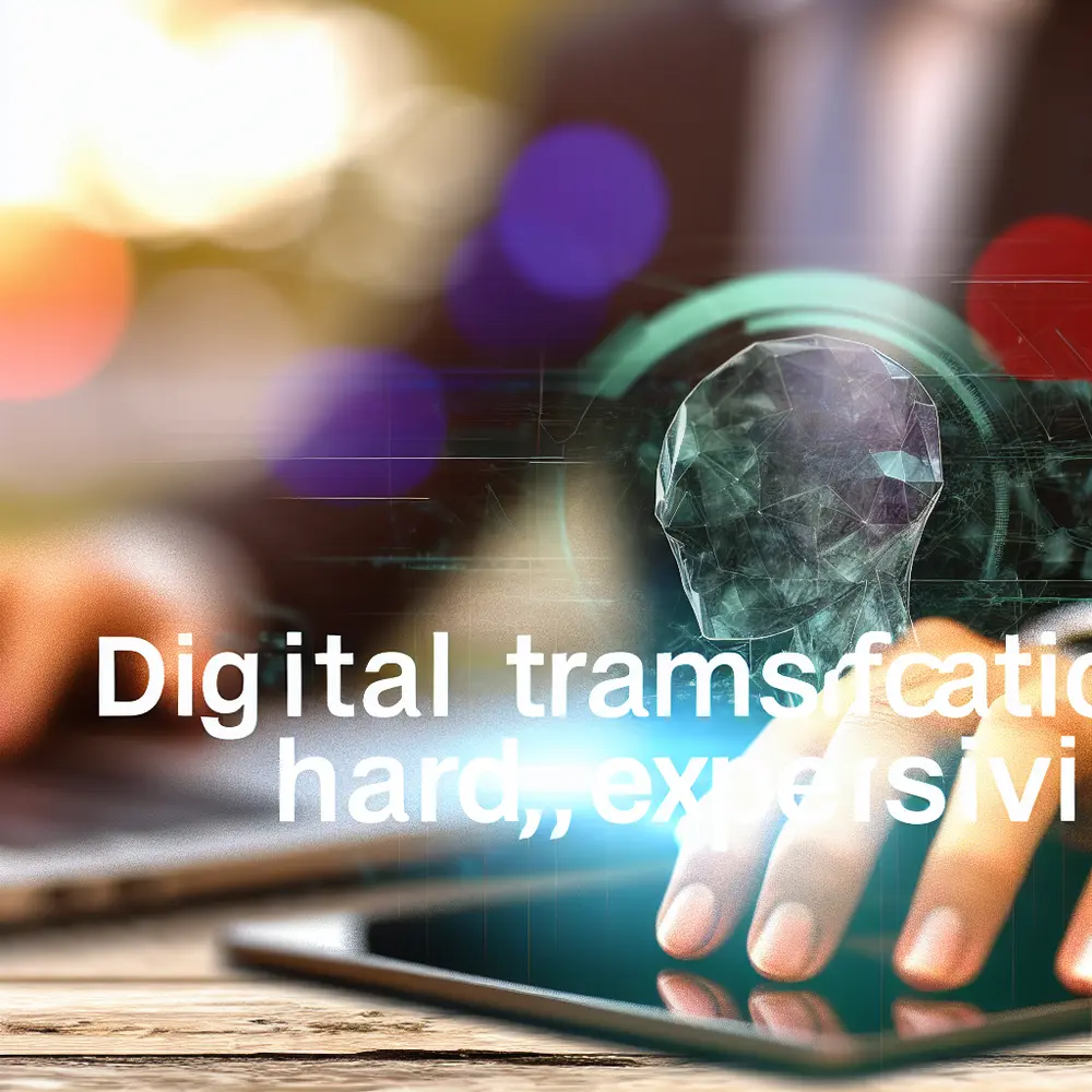 Transformación Digital: Difícil, Costosa y Vale la Pena