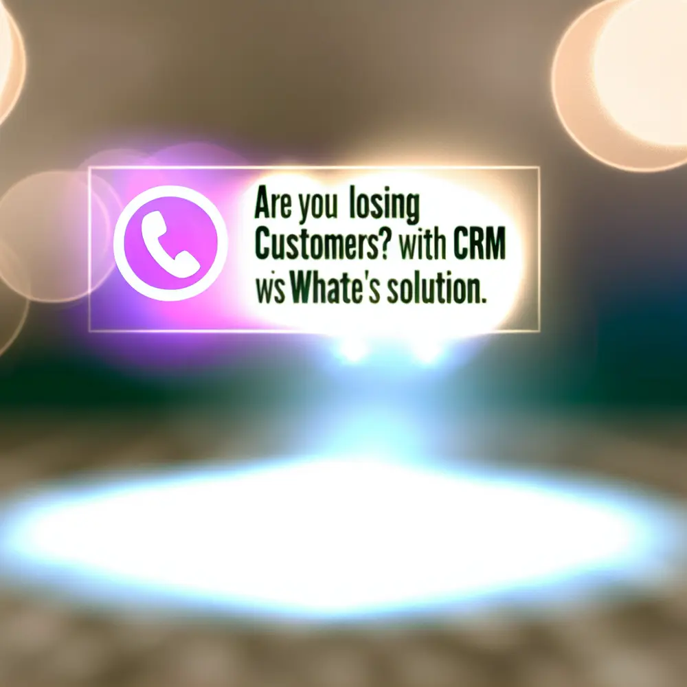 Você Está Perdendo Clientes? Um CRM com WhatsApp é Sua Solução.