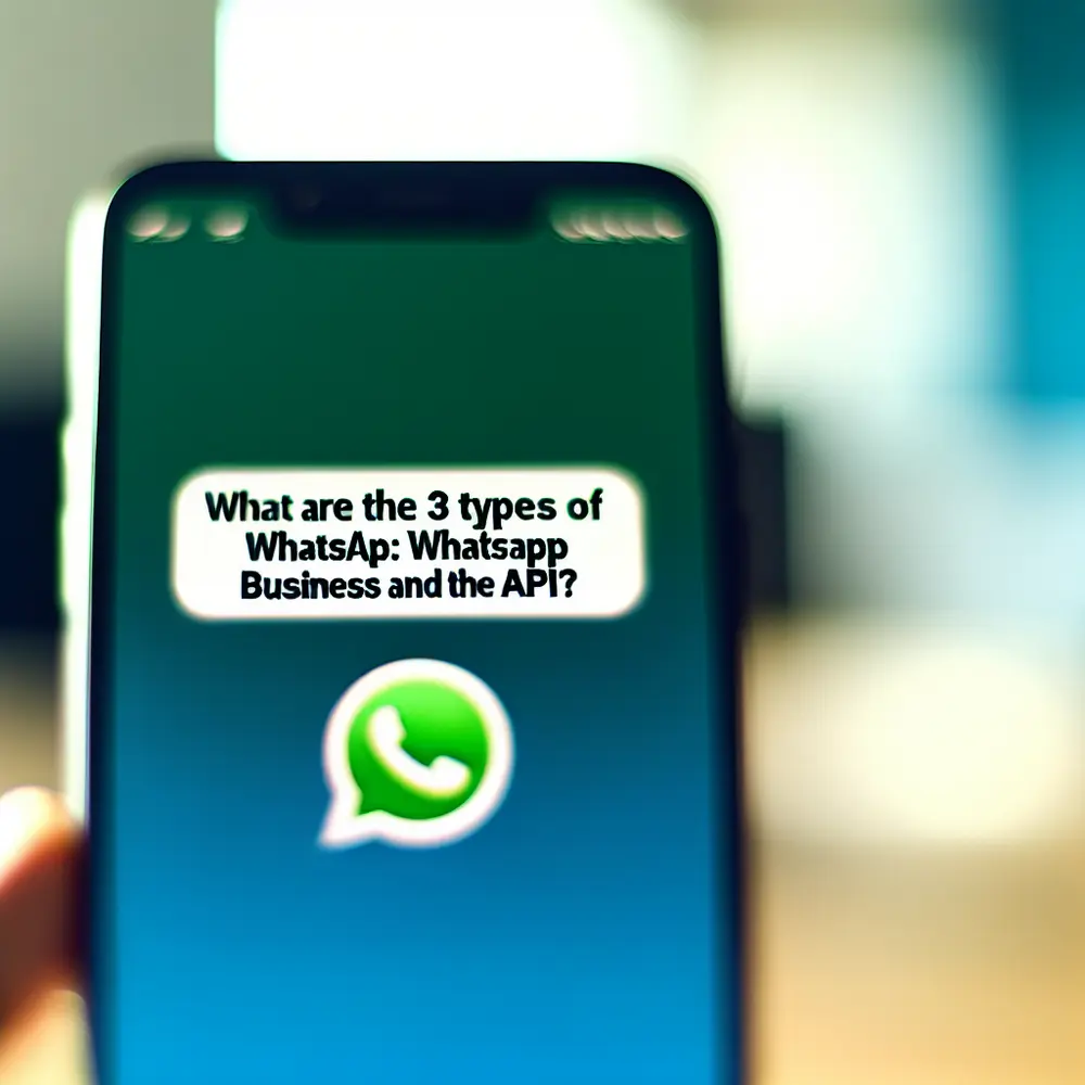 What Are the 3 Types of WhatsApp? | Guide to WhatsApp, Business, and the API