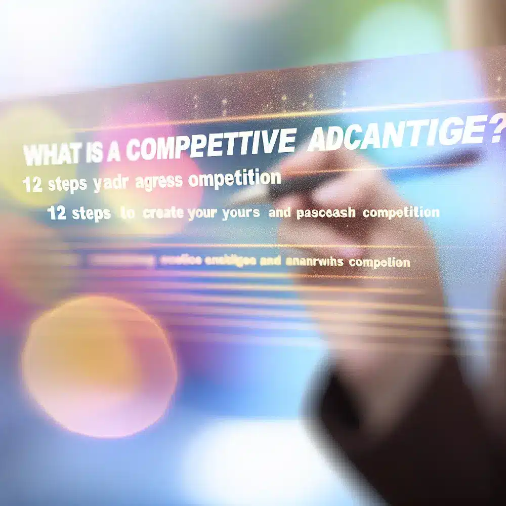 What Is Competitive Advantage? 12 Steps to Create Yours and Outperform the Competition