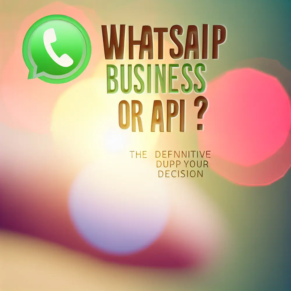 WhatsApp Business or API? [COMPLETE GUIDE] The Definitive Guide for Your Decision