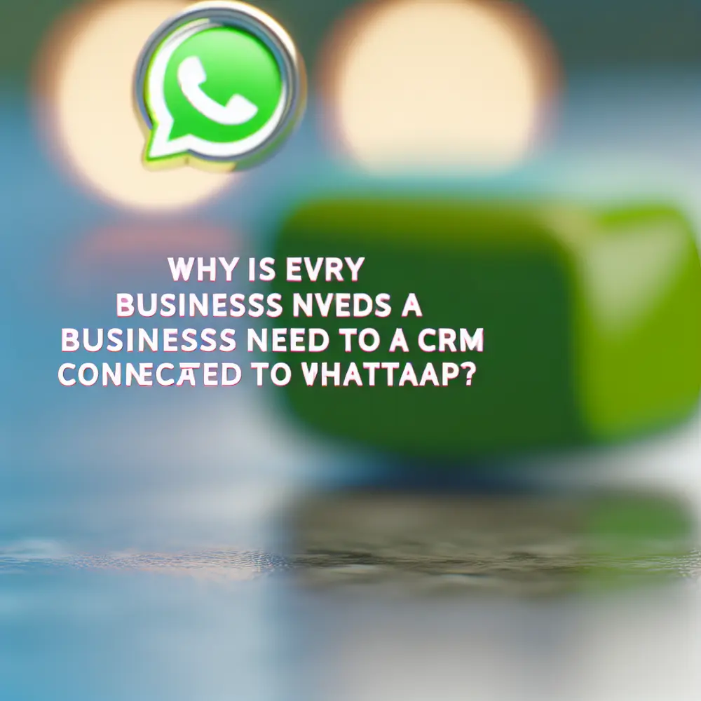 Why Every Business Needs a CRM Connected to WhatsApp