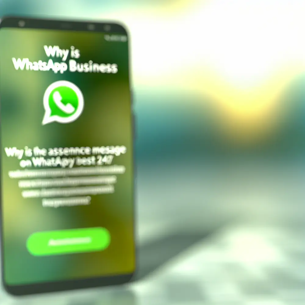 Why the Out-of-Office Message on WhatsApp Business is Your Best Salesperson 24/7
