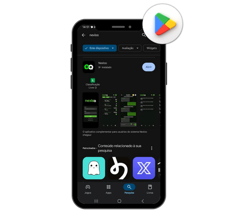 1 - acesse a Play Store
