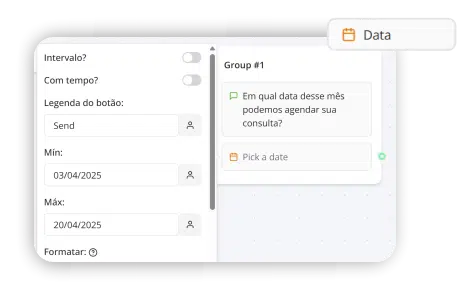 imput data