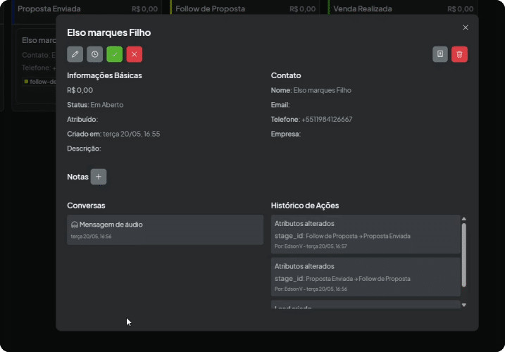 17 - informações do contato