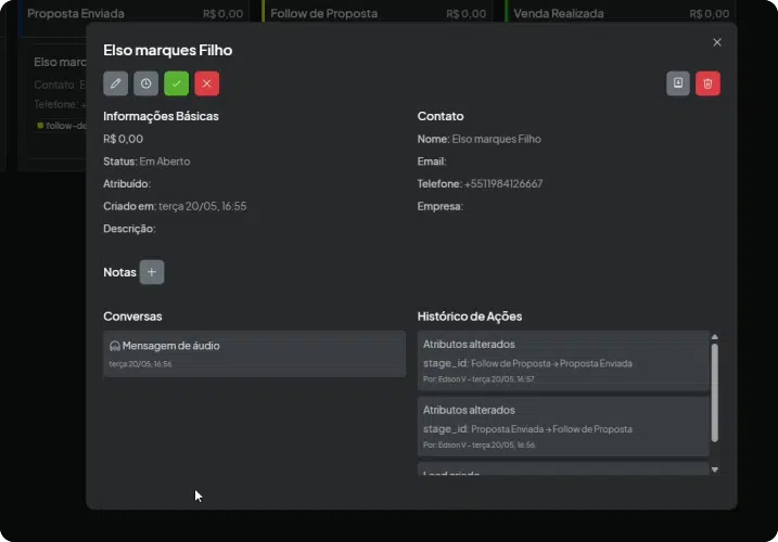 17 - informações do contato