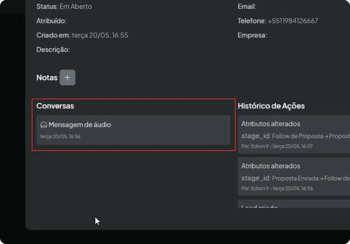 18 - acessar a conversa automaticamente
