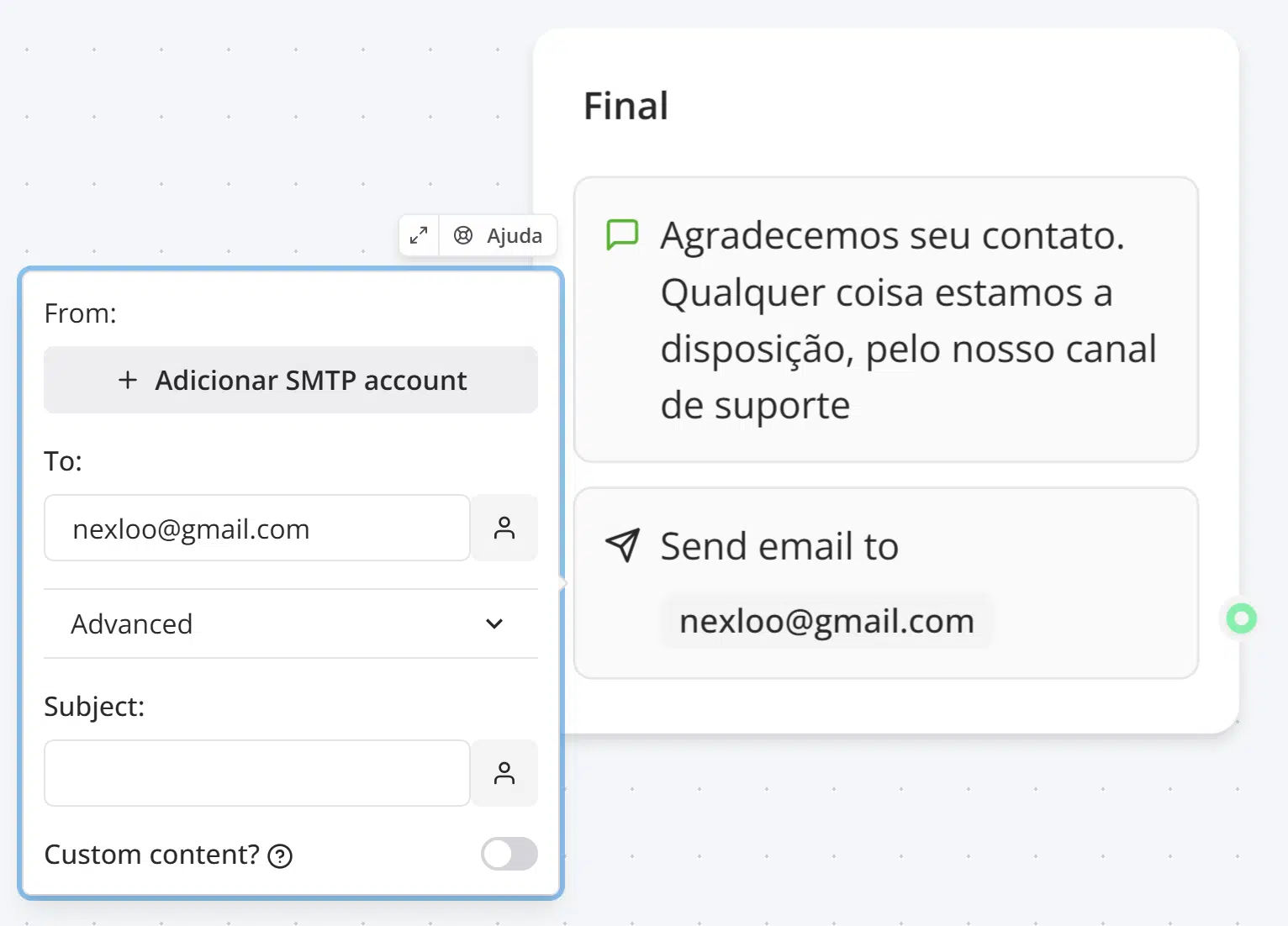 Enviar e-mail