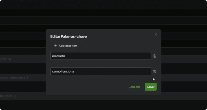 19- palavra chave