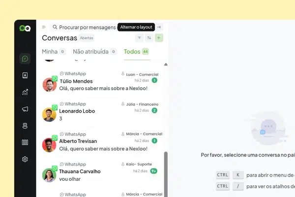 WhatsApp com múltiplos usuários