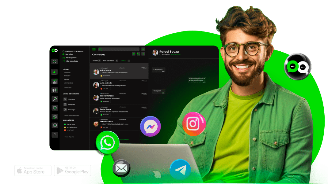 Plataforma de atendimento omnichannel completa